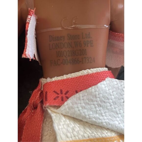 Disney Moana Doll, 10 1/2", Red & Yellow - Picture 6 of 14